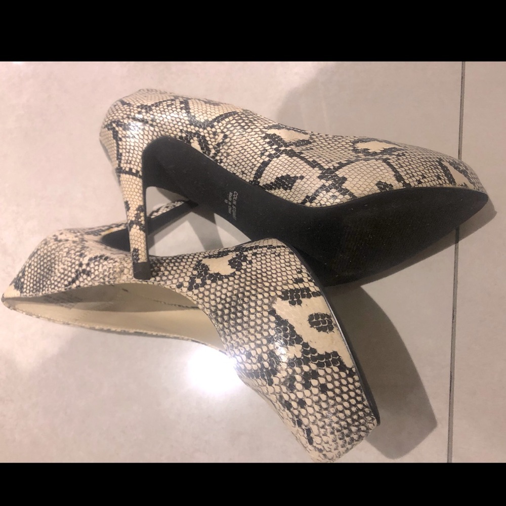 Colin Stuart Snakeskin Heels - Picture 2 of 3